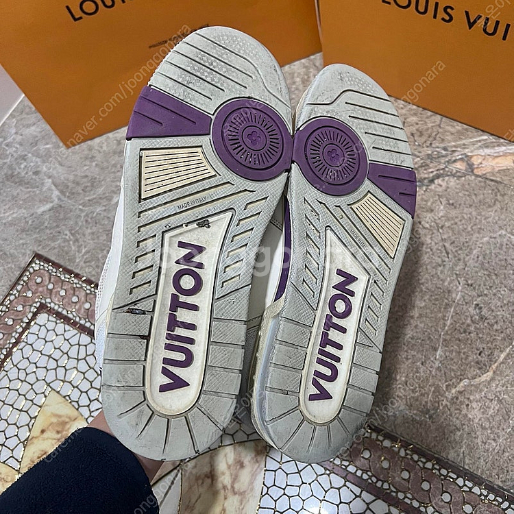 [7사이즈] 루이비통 벨크로 트레이너--7