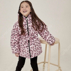 모아모 레오파드 패딩 양면 130