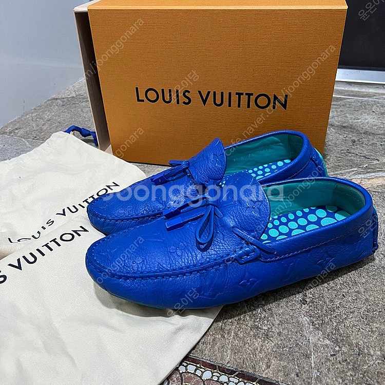 [7사이즈] 루이비통 X 쿠사마야요이 토뤼옹 로퍼--1