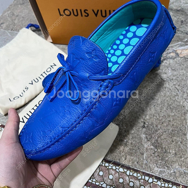 [7사이즈] 루이비통 X 쿠사마야요이 토뤼옹 로퍼--2