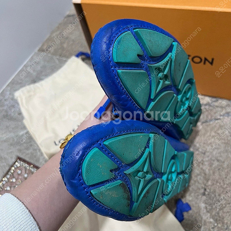 [7사이즈] 루이비통 X 쿠사마야요이 토뤼옹 로퍼--5