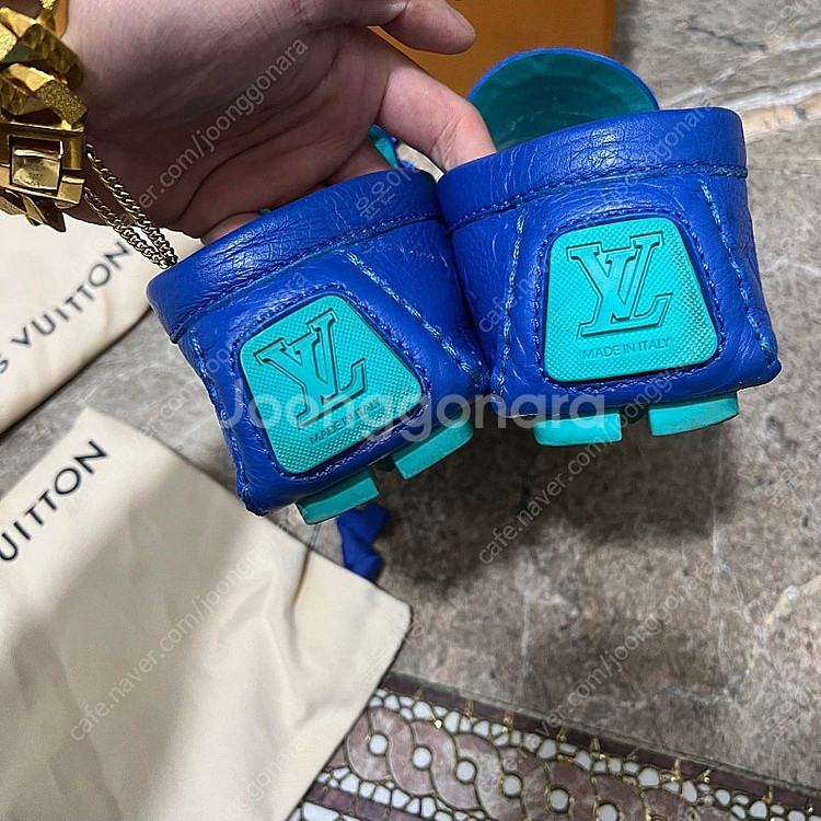 [7사이즈] 루이비통 X 쿠사마야요이 토뤼옹 로퍼--6