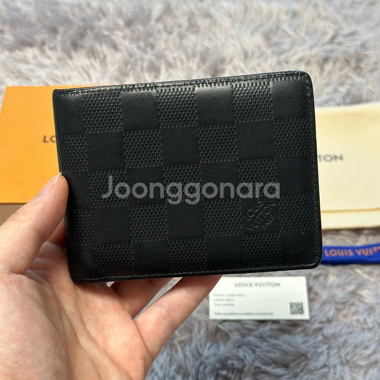 [풀구성] 루이비통 다미에 인피니 멀티플 월릿 반지갑--0