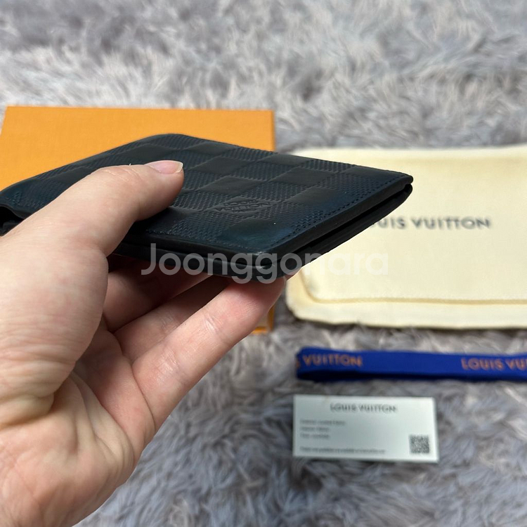 [풀구성] 루이비통 다미에 인피니 멀티플 월릿 반지갑--6