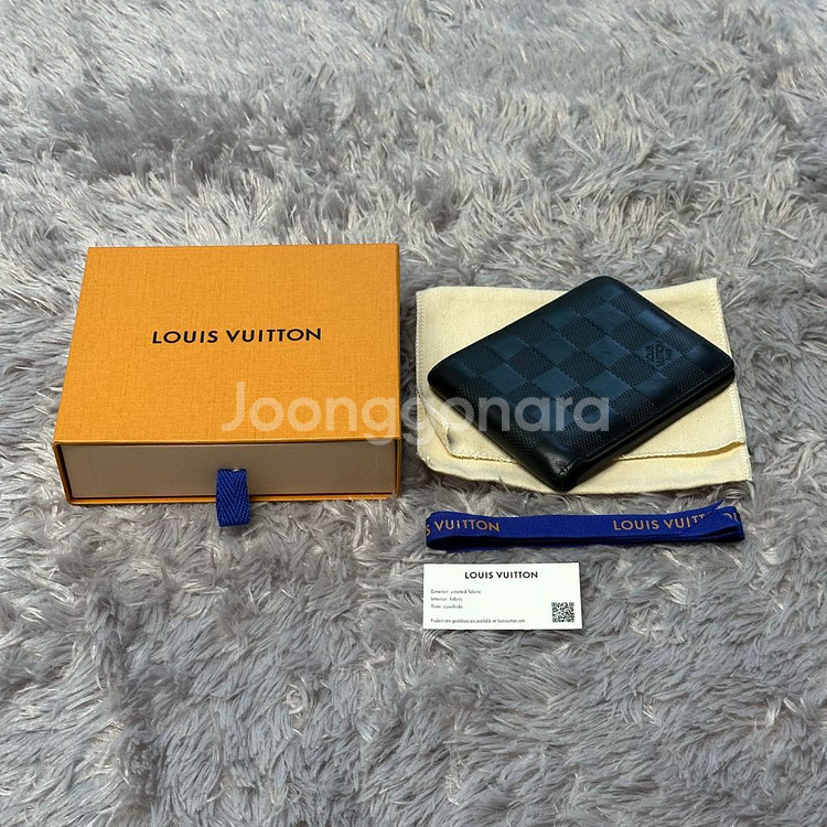 [풀구성] 루이비통 다미에 인피니 멀티플 월릿 반지갑--7