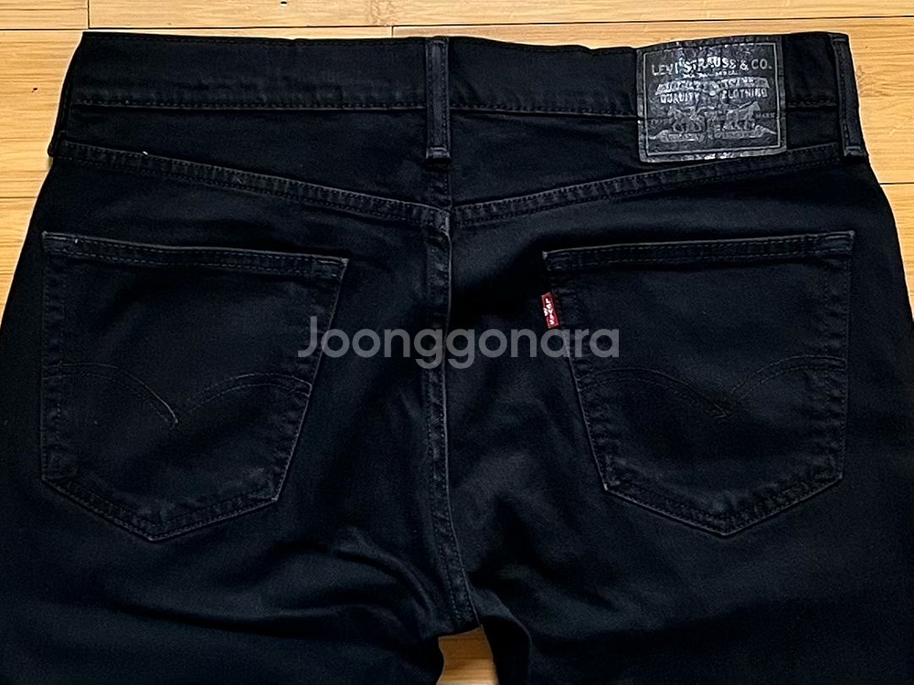 리바이스 블랙진 데님팬츠 W33 L32--3