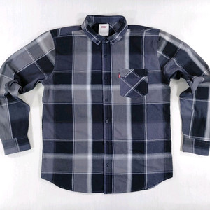 리바이스 버튼다운 체크셔츠 L