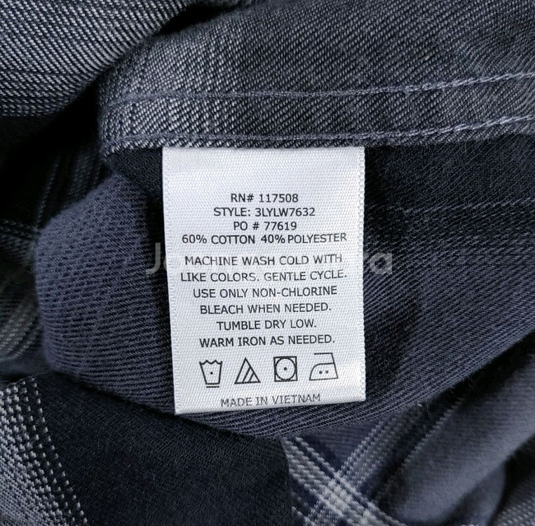 리바이스 버튼다운 체크셔츠 L--15