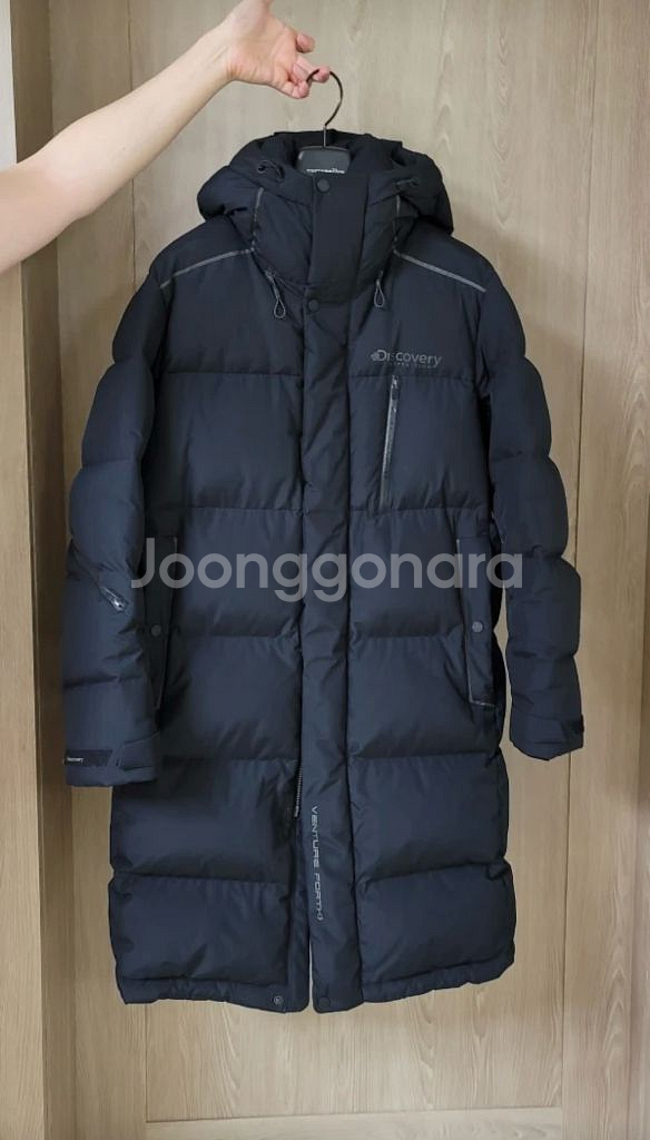 디스커버리 유니섹스 롱패딩 (상태 최상)--0