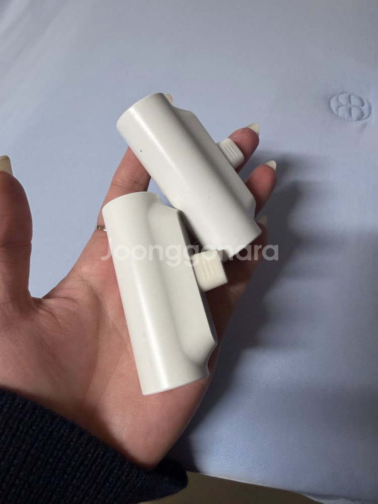 아이폰 휴대용 도킹형 보조 배터리 5000mAh 2개--3