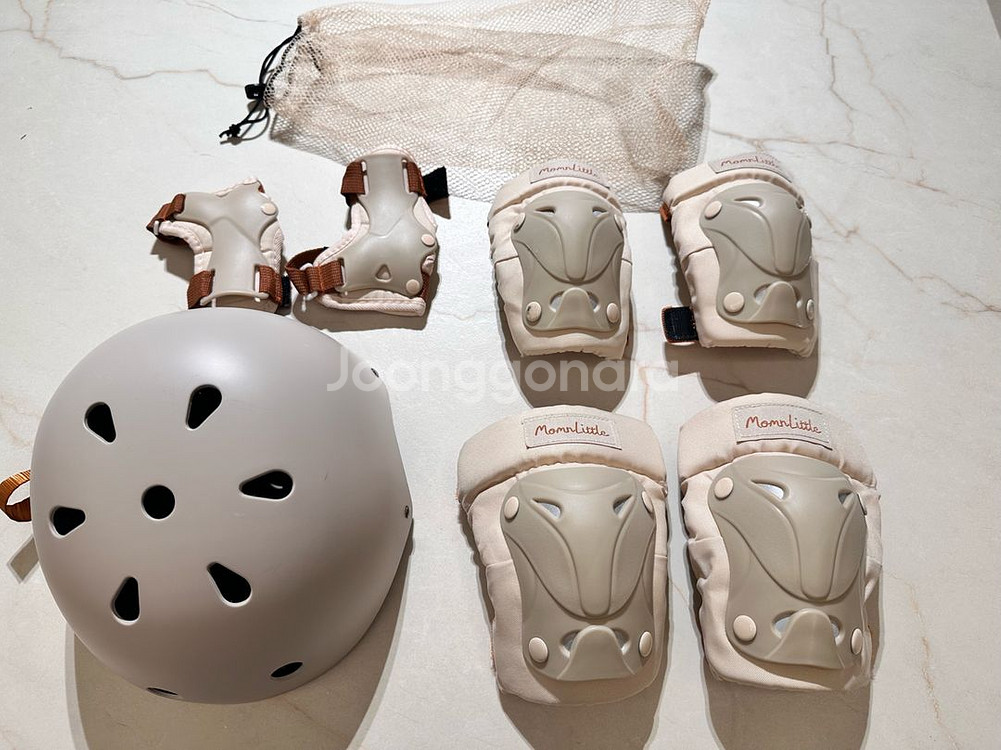 맘앤리틀 헬맷+보호대 세트 3~5세용--0