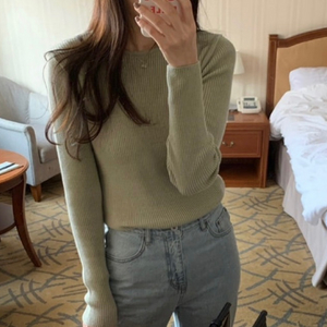 (새제품)리브레 cash ribbied knit