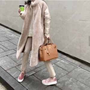 르꼬르망.리얼양털패딩