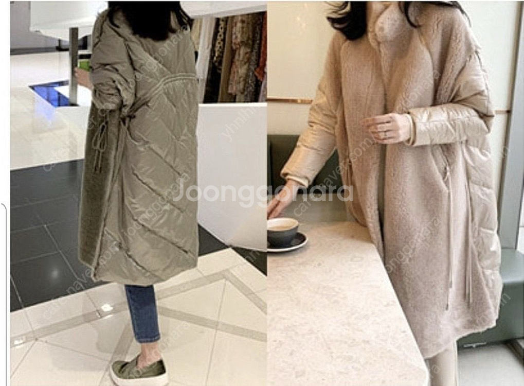 르꼬르망.리얼양털패딩--4