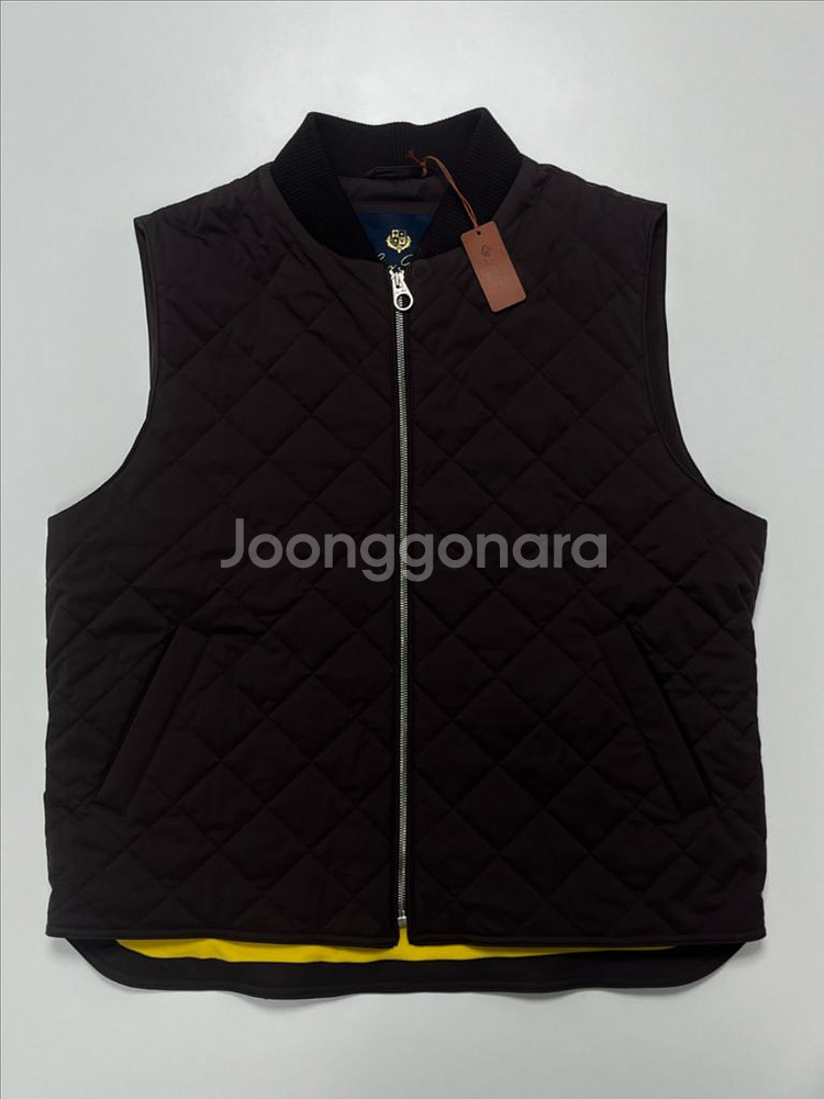 로로피아나 퀼팅 패딩 조끼 XL(105) (새상품)--0