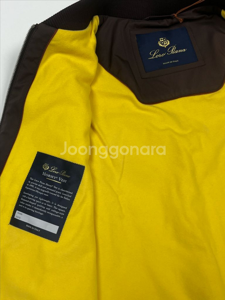 로로피아나 퀼팅 패딩 조끼 XL(105) (새상품)--3