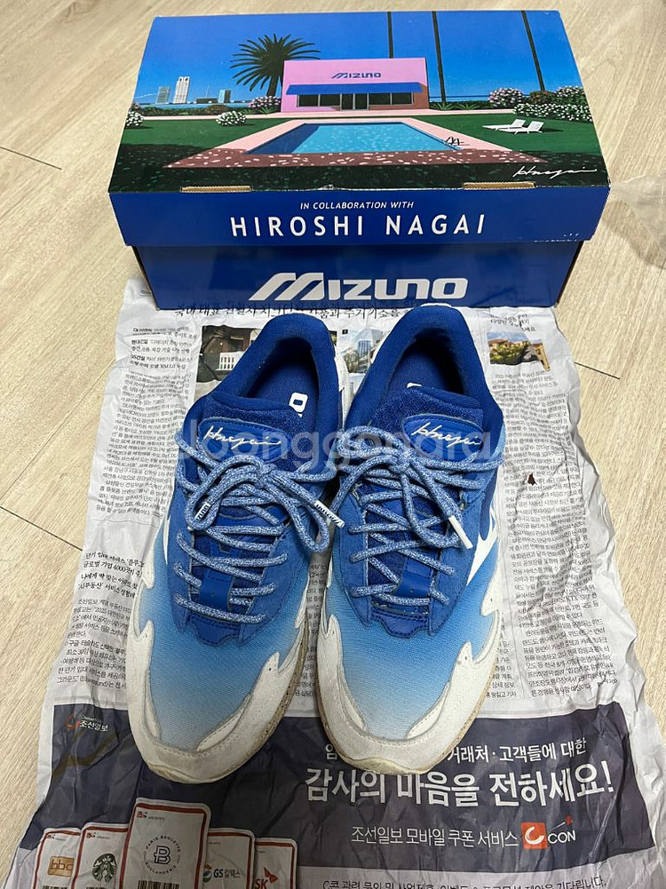 미즈노 웨이브 라이더 베타 히로시 나가이 270--0