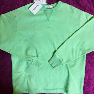 아크네스튜디오] 12주년 로고 오버핏 크루넥 기모 맨투