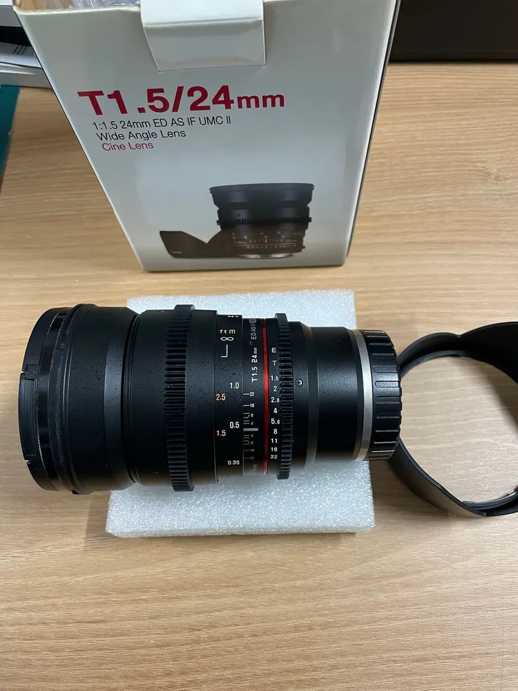 삼양 VDSLR T 1.5/ 24mm 렌즈 소니E마운트 이미지