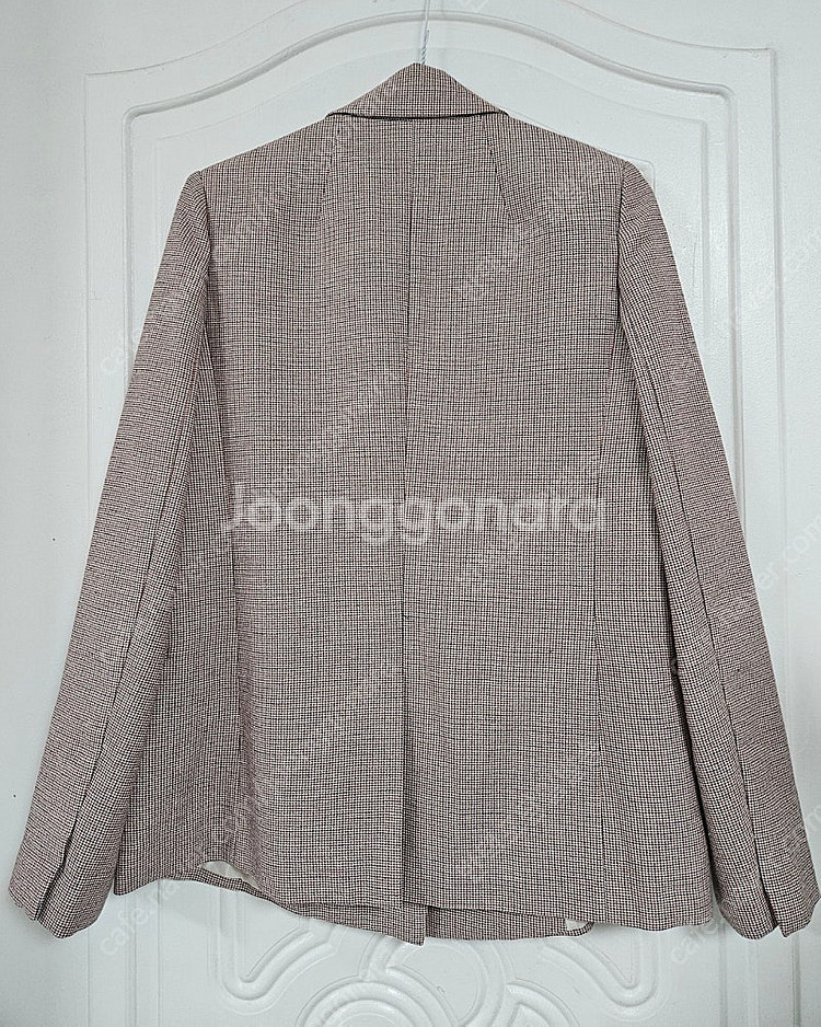 ZOOC 쥬크 터블버튼 체크 자켓--3