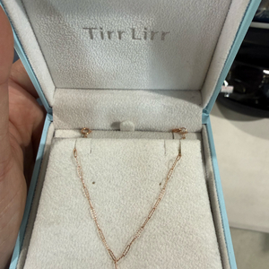 티르리르 14K 로즈골드 팔찌