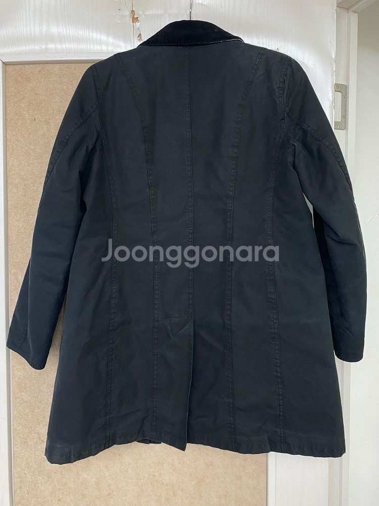 바버 Barbour 왁스 롱자켓--1