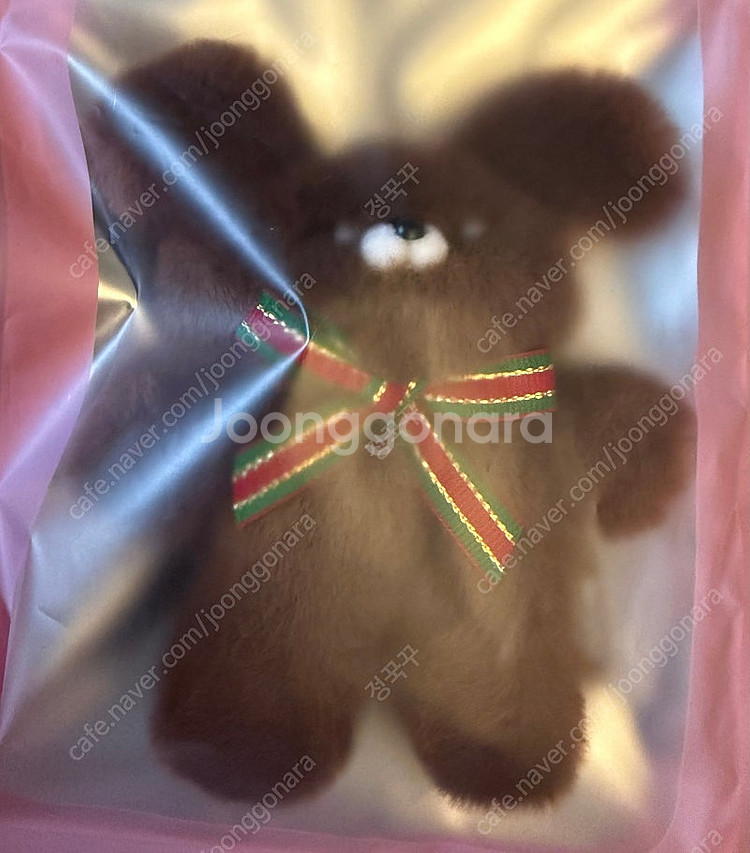 던킨 와사비베어 초콜렛 핑크 와사비 키링--1