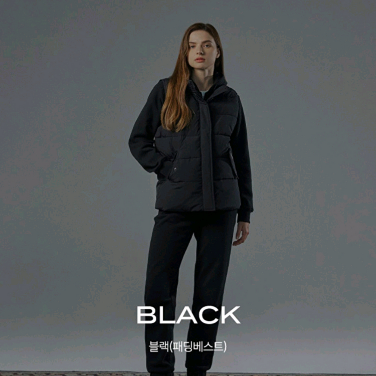 새상품)M)버커루 여성패딩조끼 이미지