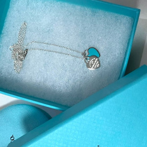 티파니앤코 블루하트 다이아 목걸이 정품