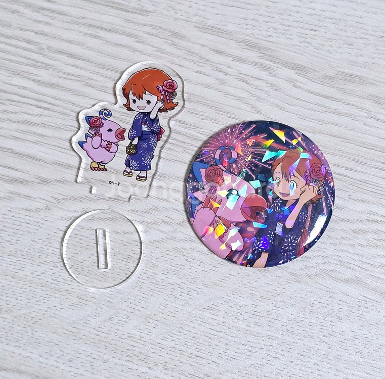 디지몬 소라&피요몬 유카타 굿즈--0