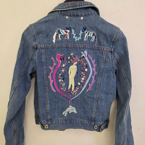 디젤 자수청자켓