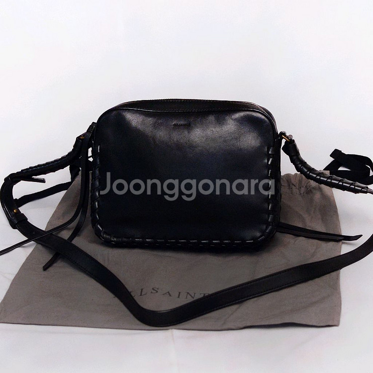 올세인츠 코트니 핸드메이드 레더 스퀘어 크로스바디--0