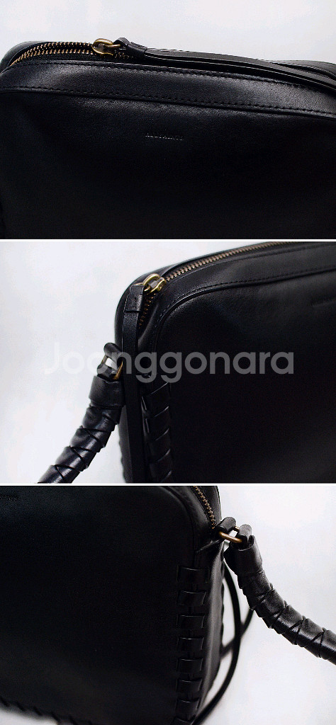 올세인츠 코트니 핸드메이드 레더 스퀘어 크로스바디--6