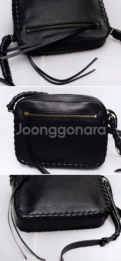 올세인츠 코트니 핸드메이드 레더 스퀘어 크로스바디--4