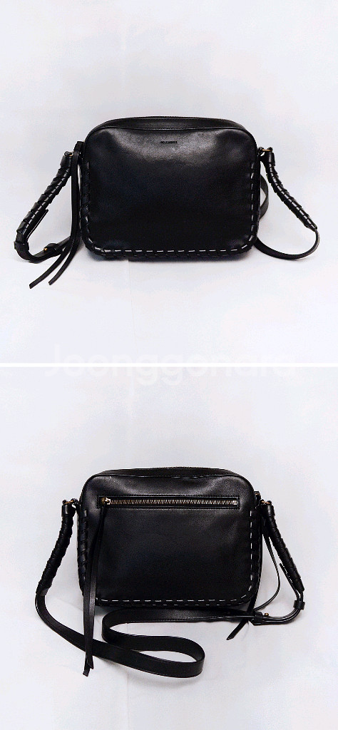 올세인츠 코트니 핸드메이드 레더 스퀘어 크로스바디--1