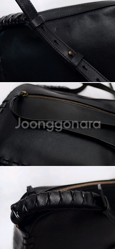 올세인츠 코트니 핸드메이드 레더 스퀘어 크로스바디--8