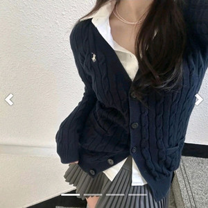 폴로 랄프로렌 케이블 가디건 (네이비)