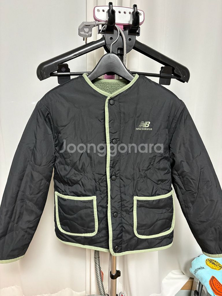 뉴발란스 키즈 뽀글이 점퍼 145 양면임--2