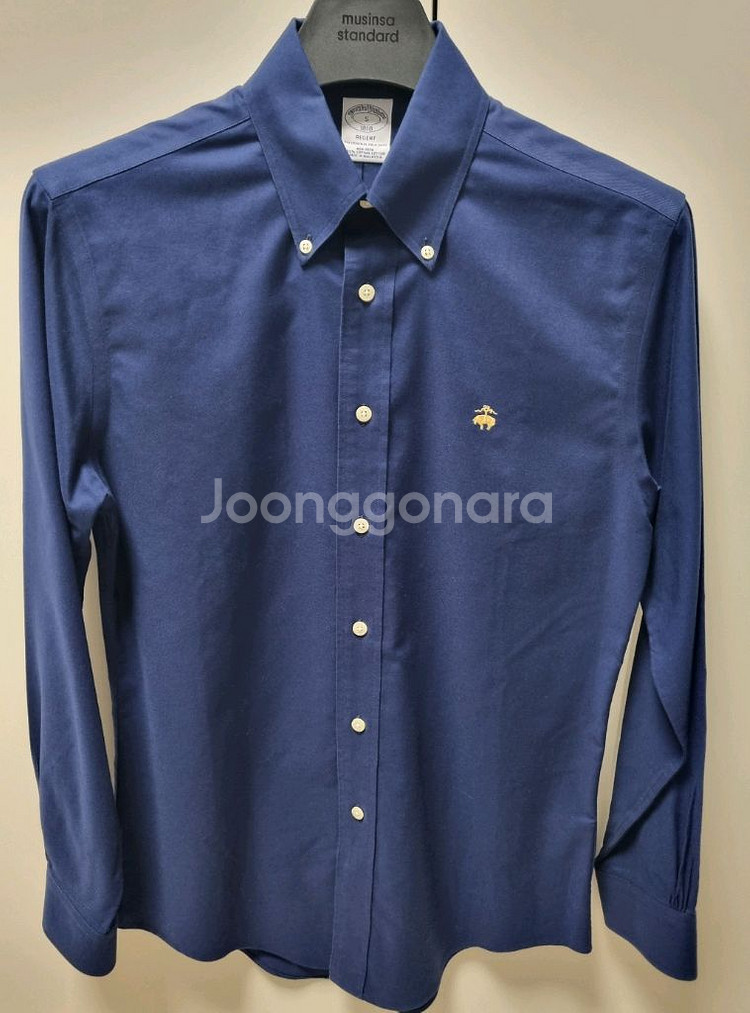 브룩스브라더스 논아이론셔츠 네이비색상 리젠트핏 s사이즈--0