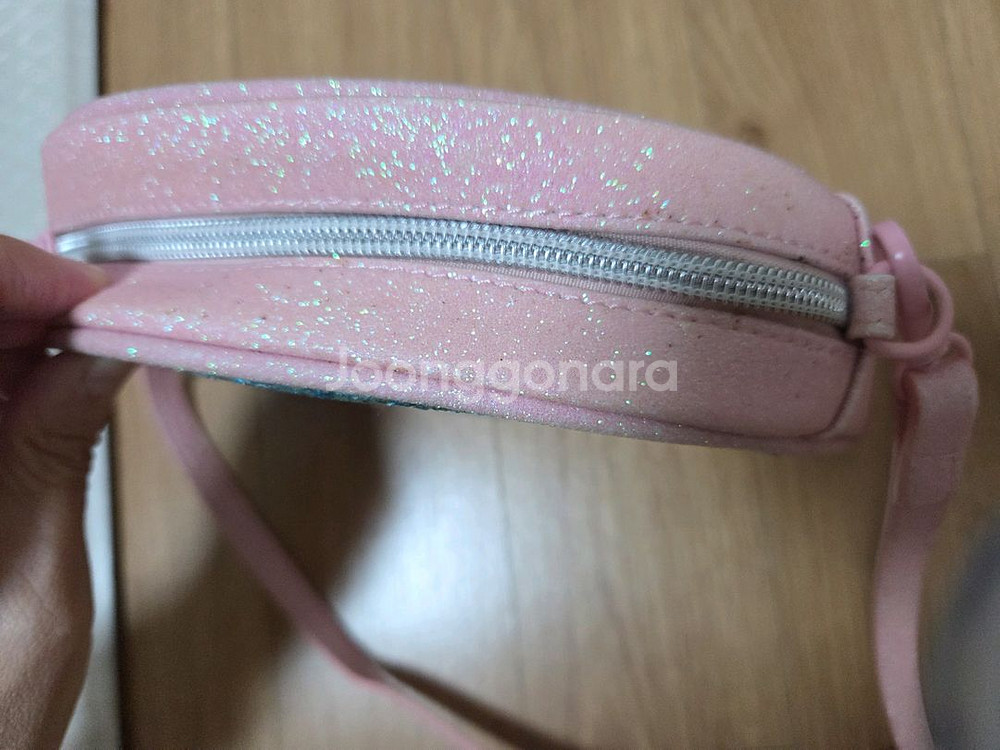 아이러브제이 여아 무지개 반짝이 가방--3