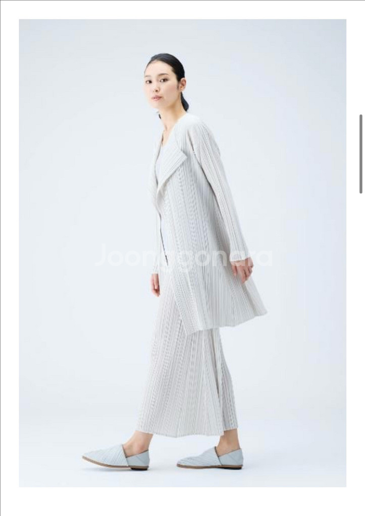 플리츠플리즈 멜로우 가디건& 바지--2