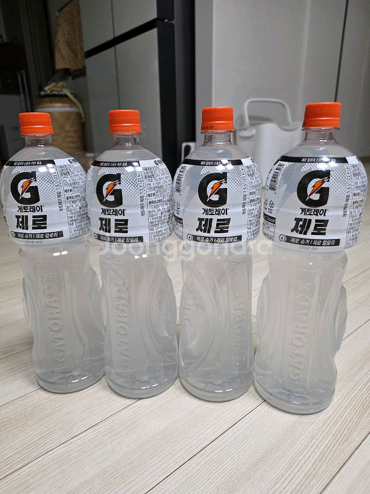 게토레이 제로 1.5L 4개--0