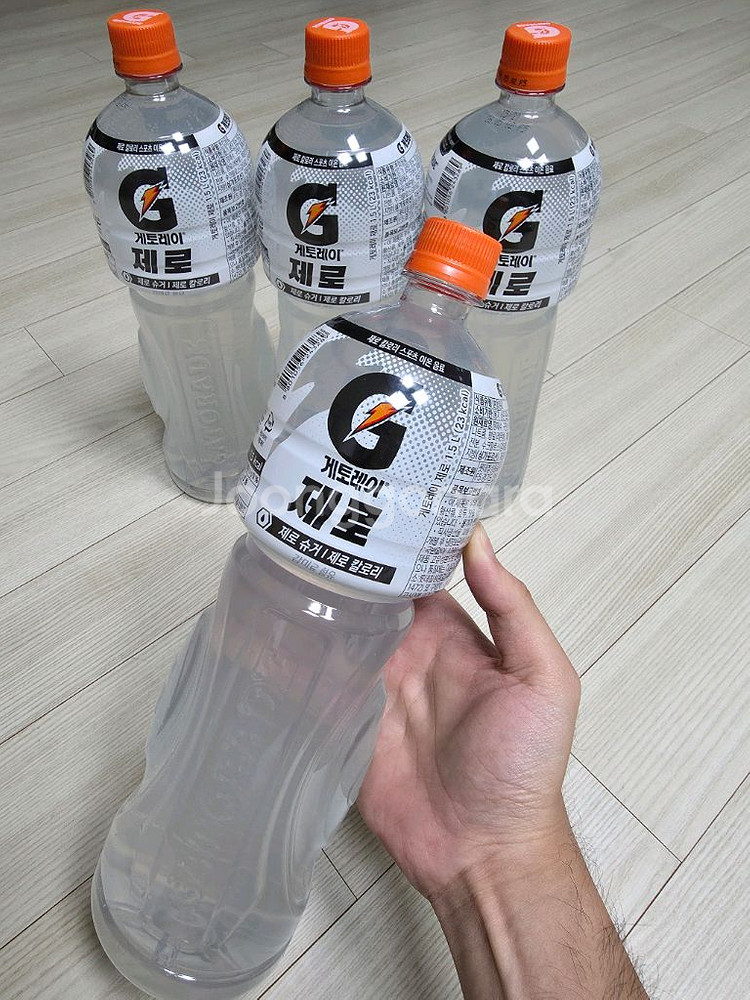 게토레이 제로 1.5L 4개--1