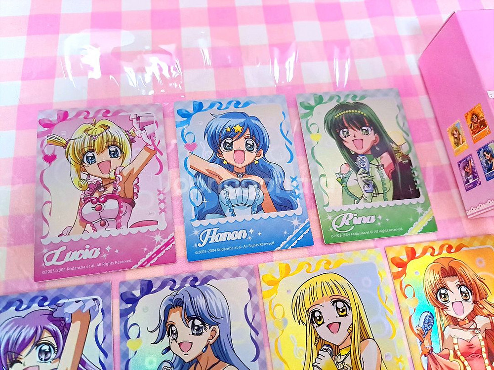 피치피치핏치 무지개 홀로그램 포토카드 7종 세트--2