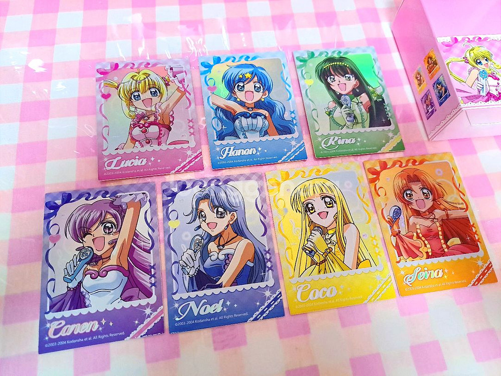 피치피치핏치 무지개 홀로그램 포토카드 7종 세트--0