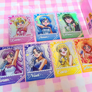 피치피치핏치 무지개 홀로그램 포토카드 7종 세트