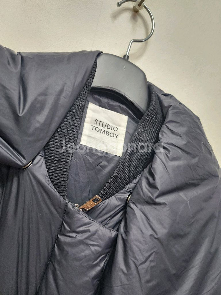 스튜디오톰보이 넥워머 롱패딩--5