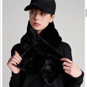 테크스킨 패딩 리버시블 넥워머_블랙