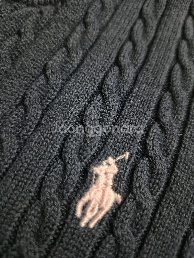 폴로키즈 케이블 가디건 M--4