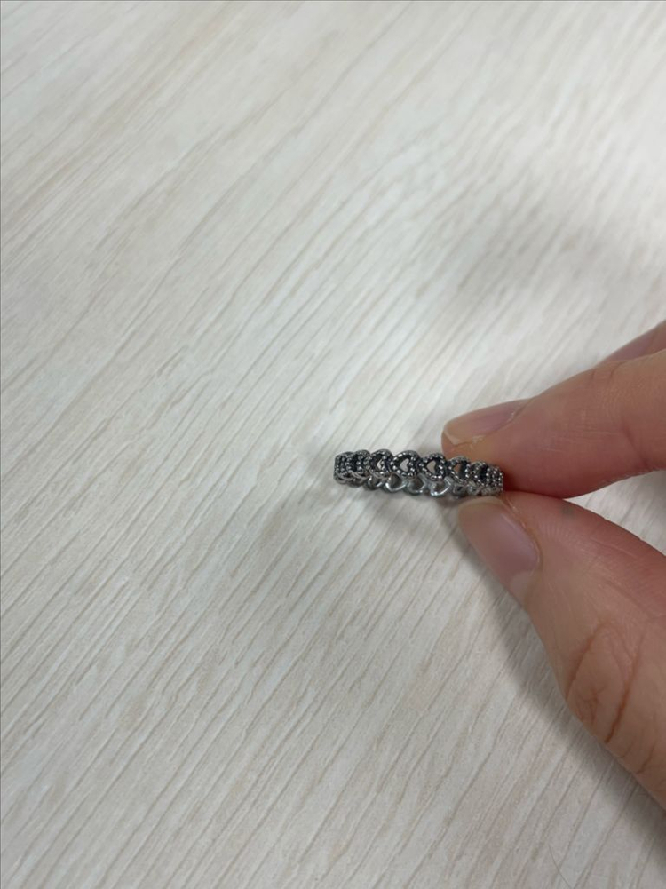 판도라 링크드러브반지 50호--1